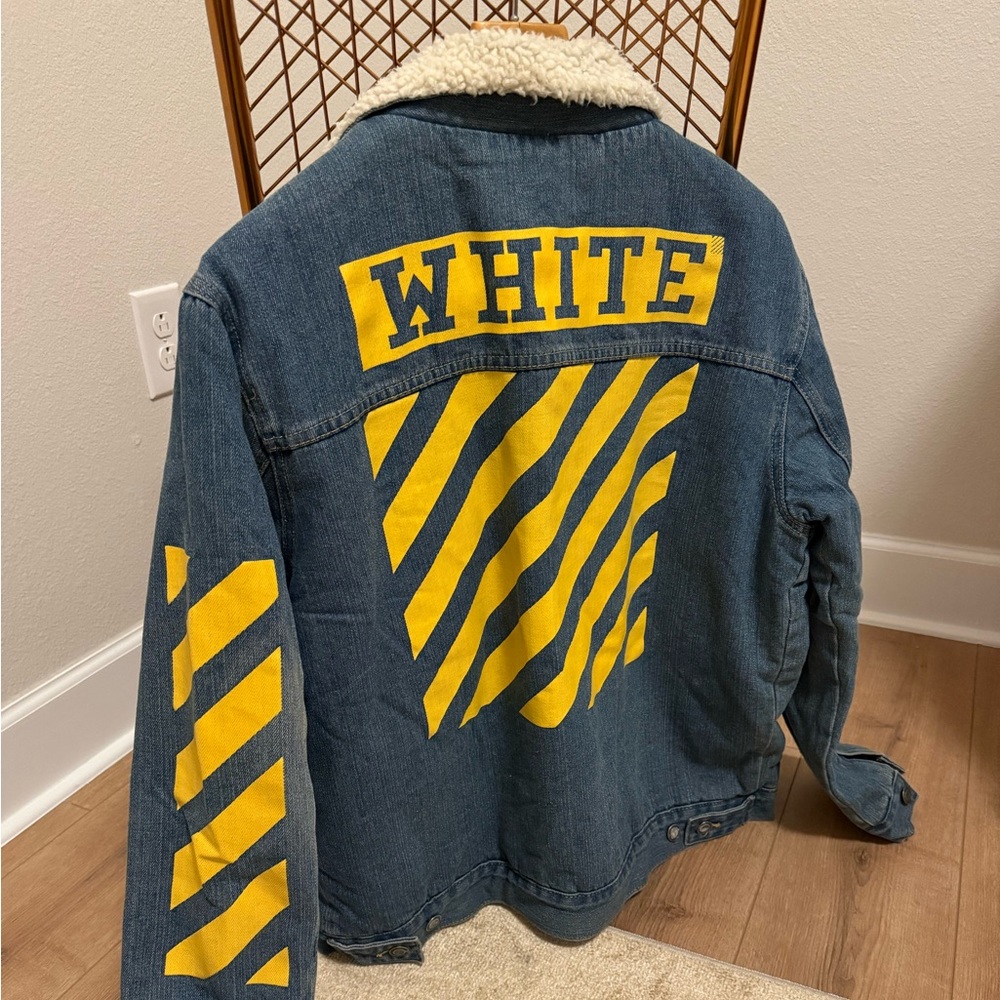Off-White Blue Denim Rare Virgil Abloh